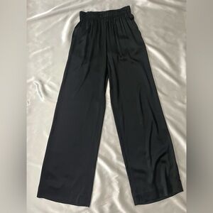 BCBG Pure Silk Wide Leg Pants Size XS